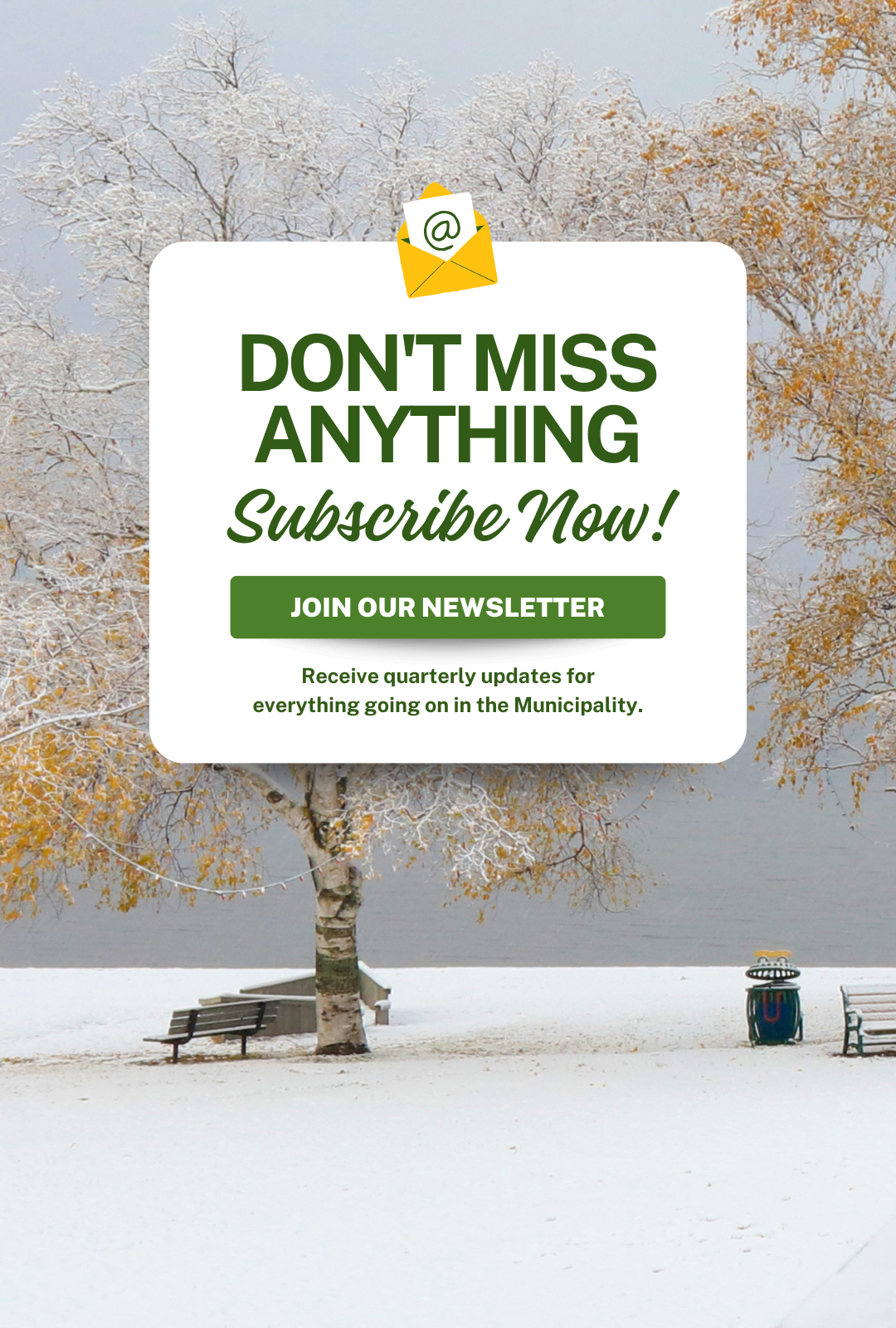 Sign up for quarterly newsletters!